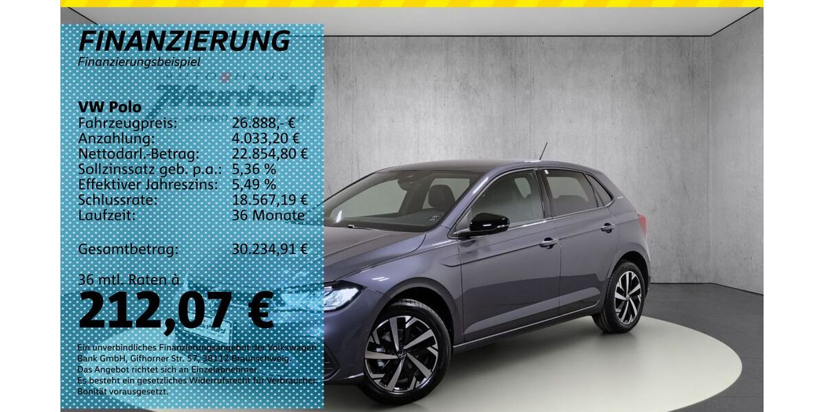 VW Polo 5.000 km 26.888 &euro; Auerbach/Rebesgrün 08209