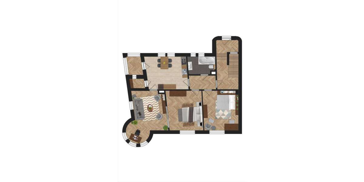 Etagenwohnung Schleiz - 3 Zimmer, 76 m&sup2;, 530&euro; | Angebot:26047380