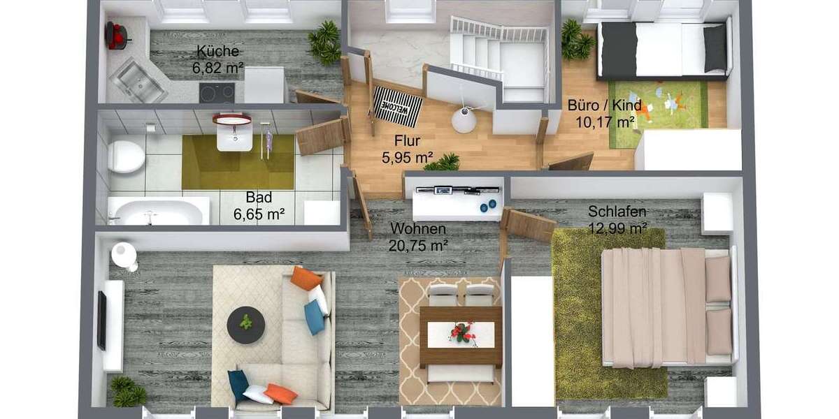 Etagenwohnung Reichenbach - 3 Zimmer, 60 m&sup2;, 295&euro; | Angebot:26741926