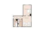 Erdgeschoßwohnung Plauen Haselbrunn - 2 Zimmer, 49 m&sup2;, 330&euro; | Angebot:26338025