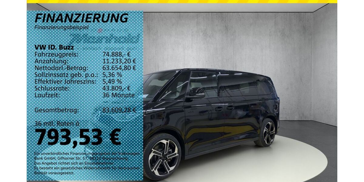 VW ID. Buzz 1.010 km 74.888 &euro; Auerbach/Rebesgrün 08209